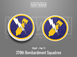 Kitsworld SAV Sticker - USAAF - 370th Bombardment Squadron 